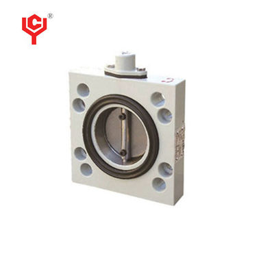 Ręczny zawór motylkowy DN80 próżniowy 105 ℃ Wysoka wydajność 180 mm